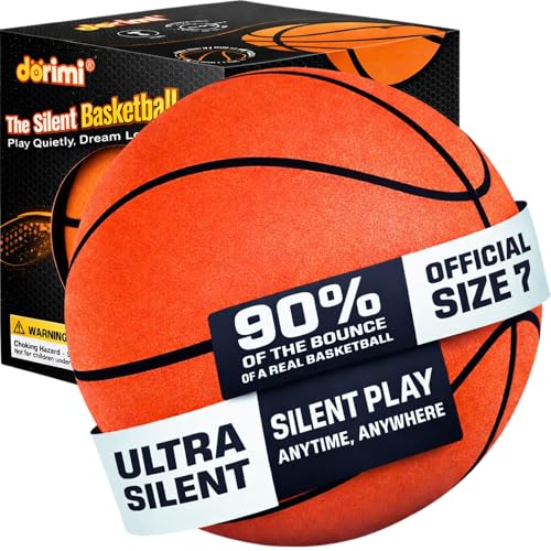 Silent Size 7 Indoor Foam Basketball for Kids & Adults