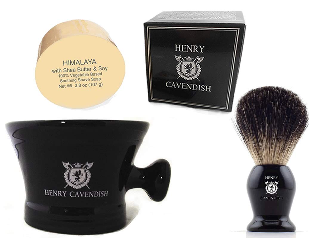 Henry Cavendish Himalaya Shave Kit with Shaving Soap