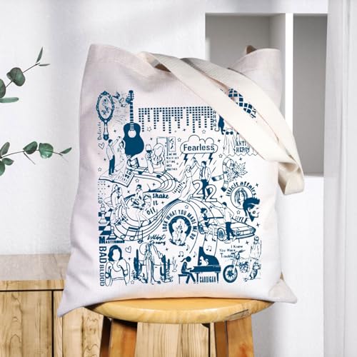 Bolso Tote Canvas con Compartimiento para Cosméticos miniatura 5