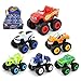 VI AI Nickelodeon Blaze & The Monster Machines – Monster Machines Spielzeug Scooter Auto – Crusher Truck Fahrzeuge Spielzeug Geschenke für Kinder – 6 Stück