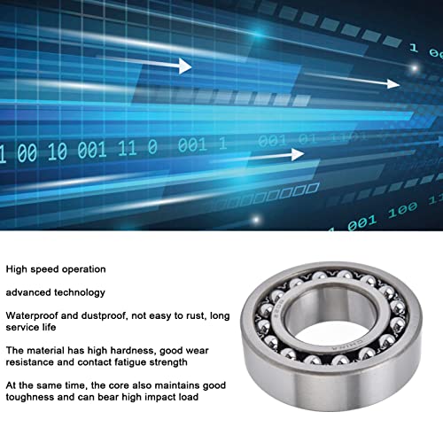 Roulement à billes à double rangée en acier au chrome carbone de haute précision modèle 22