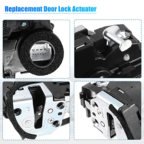 Image of X AUTOHAUX Rear Left Side Door Lock Actuator Motor for Toyota Camry 2007-2017 69060-06100 69060-33120