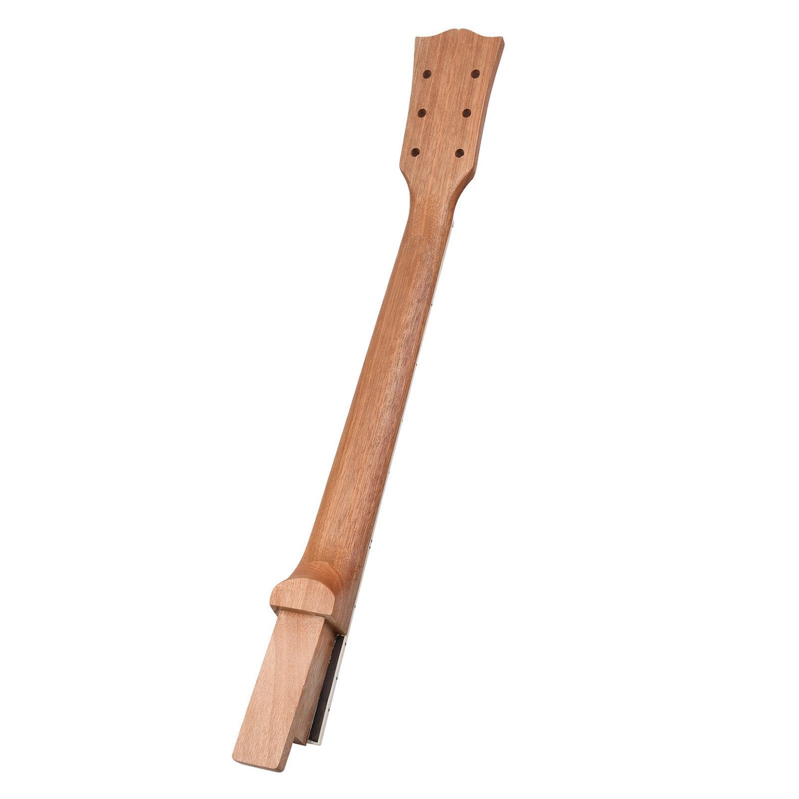 Manico per chitarra, corpo della chitarra con 24 tasti, strumento | dall'estetica incompiuta per musicisti, manico per , corpo della grezzo, tastiera in palissandro elettrico a 22 tasti