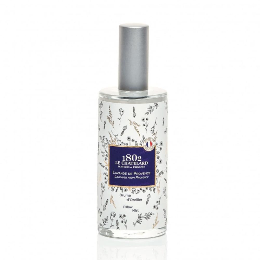 Le Chatelard 1802 Lavender from Provence Pillow Mist Spray with Lavender, Cardamom & Verbena 50ml | Long-Lasting Calming Bed & Linen Fragrance | Relaxing Sleep Aromatherapy Spray-image-32