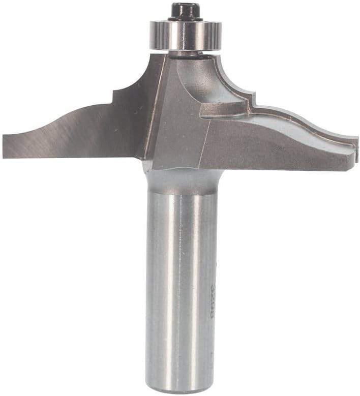 Whiteside Router Bits 3298 Classical Ogee Table Edge Bit with 2-1/2-Inch Large Diameter and 3/4-Inch Cutting Length