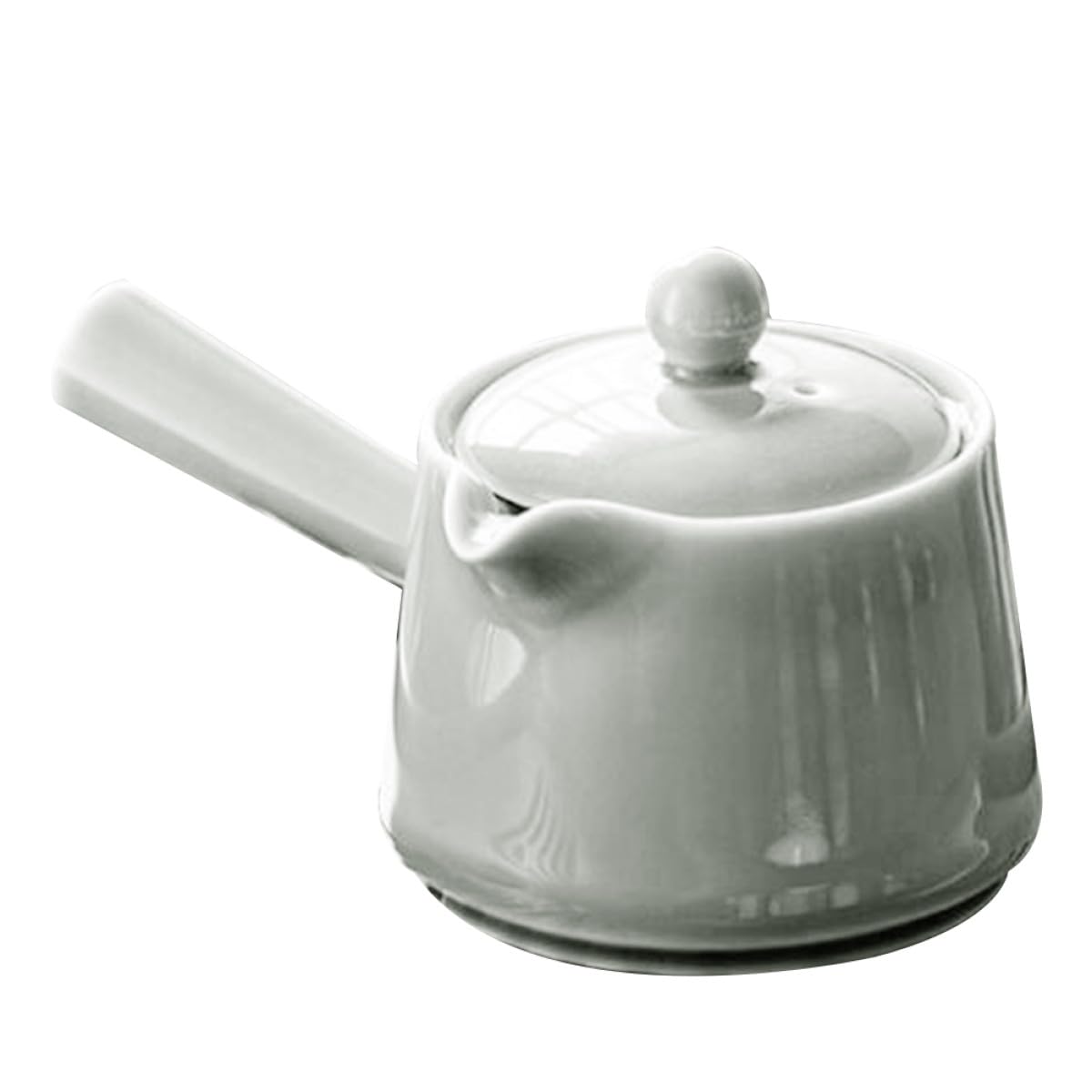 Cabilock Tetera Asa Lateral de Cerámica Estilo Japonés Diseño Clásico y Ergonómico Adecuado para Cumpleaños y Decoración Retro