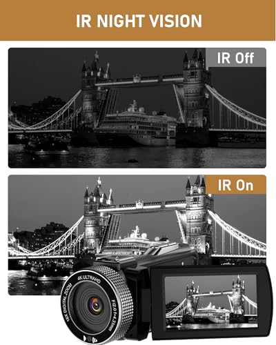 ZIMOCE-Videokamera-4K-48MP-Camcorder-mit-IR-Nachtsicht-18X-Digital-Zoom-30-270-Rotation-Touch-Screen-Vlogging-Kamera-fur-YouTube-Tiktok-mit-Fernbedienung-Mikrofon-64-GB-TF-Karte-2-Batterien | Dealmeister.io Alt tag für bilder post titel