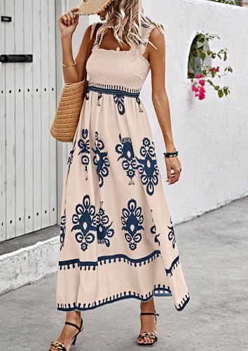 Image of PRETTYGARDEN Women's Sleveless Boho Maxi Dress