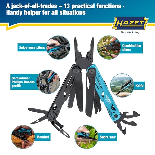 HAZET Multitool 2159-1 outil multifonction 13-en-1 avec étui rigide - 3