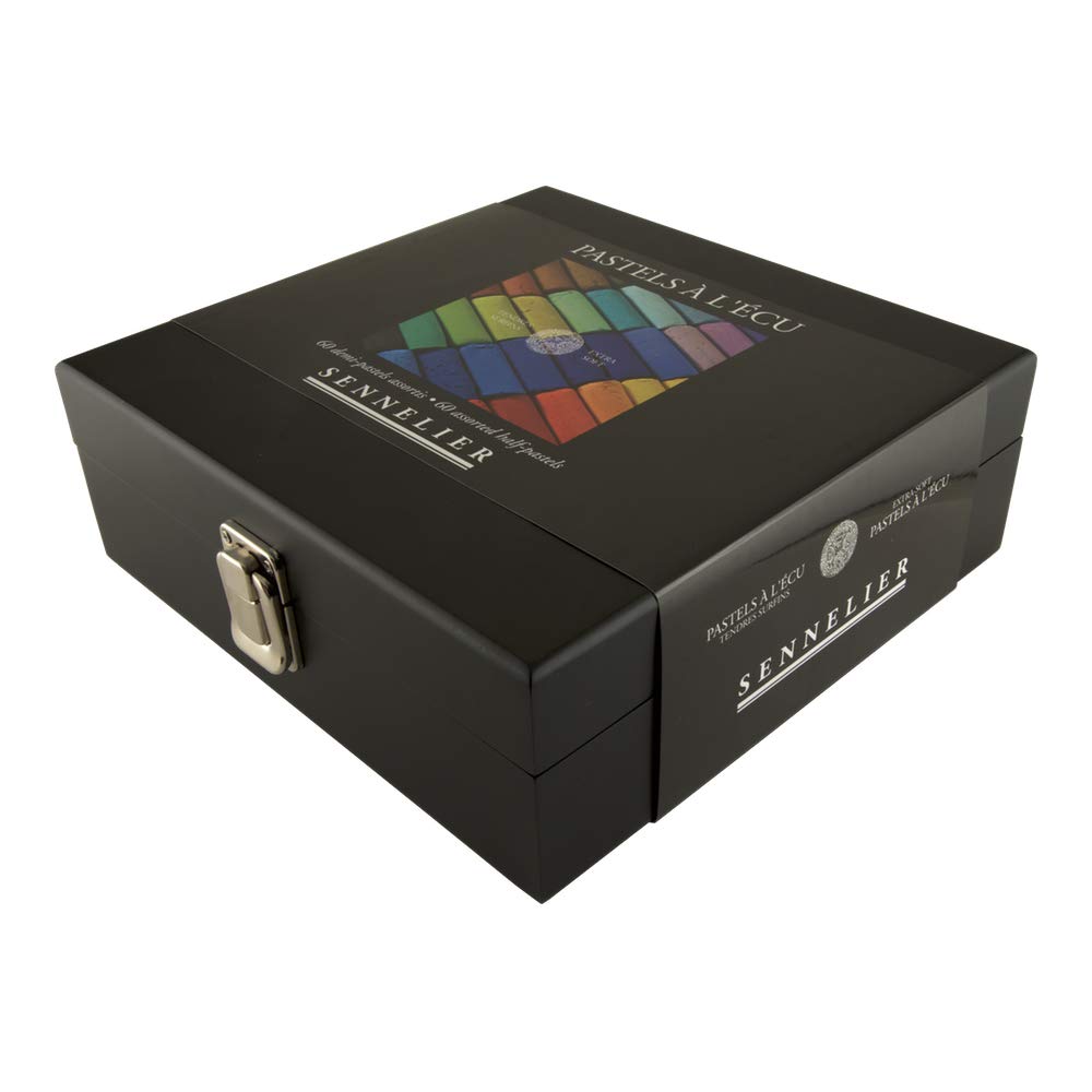 SENNELIER Extra-Soft Pastel Half Stick Set, 60 Count (Pack of 1), Multi