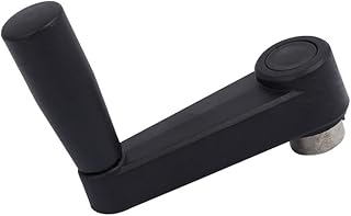 Aexit M8 Square Knobs & Hand Wheels Hole Handle Adjustable Machinery Lever Star Knobs Knob Black