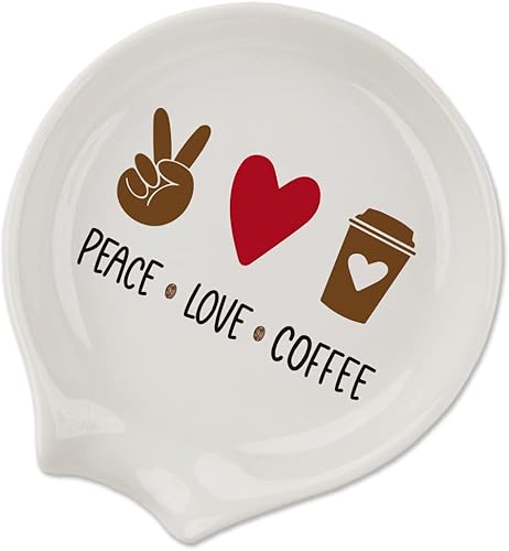 Soporte para cuchara de café, grabado, lindo soporte para cuchara, divertido soporte para cuchara de casa, bar, estación de café, accesorios de