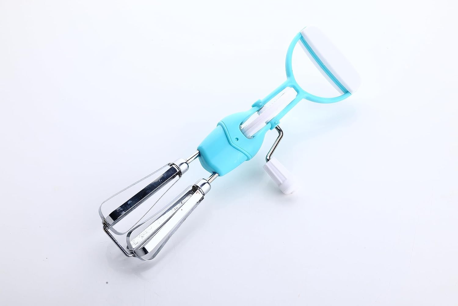 Stainless Steel Hand Beater Multipurpose Mixer Blender | Manual Egg Beater & Coffee Milk Frother | Detachable Whisk & Dough Hooks | Hand Blender for Mixing-image-13
