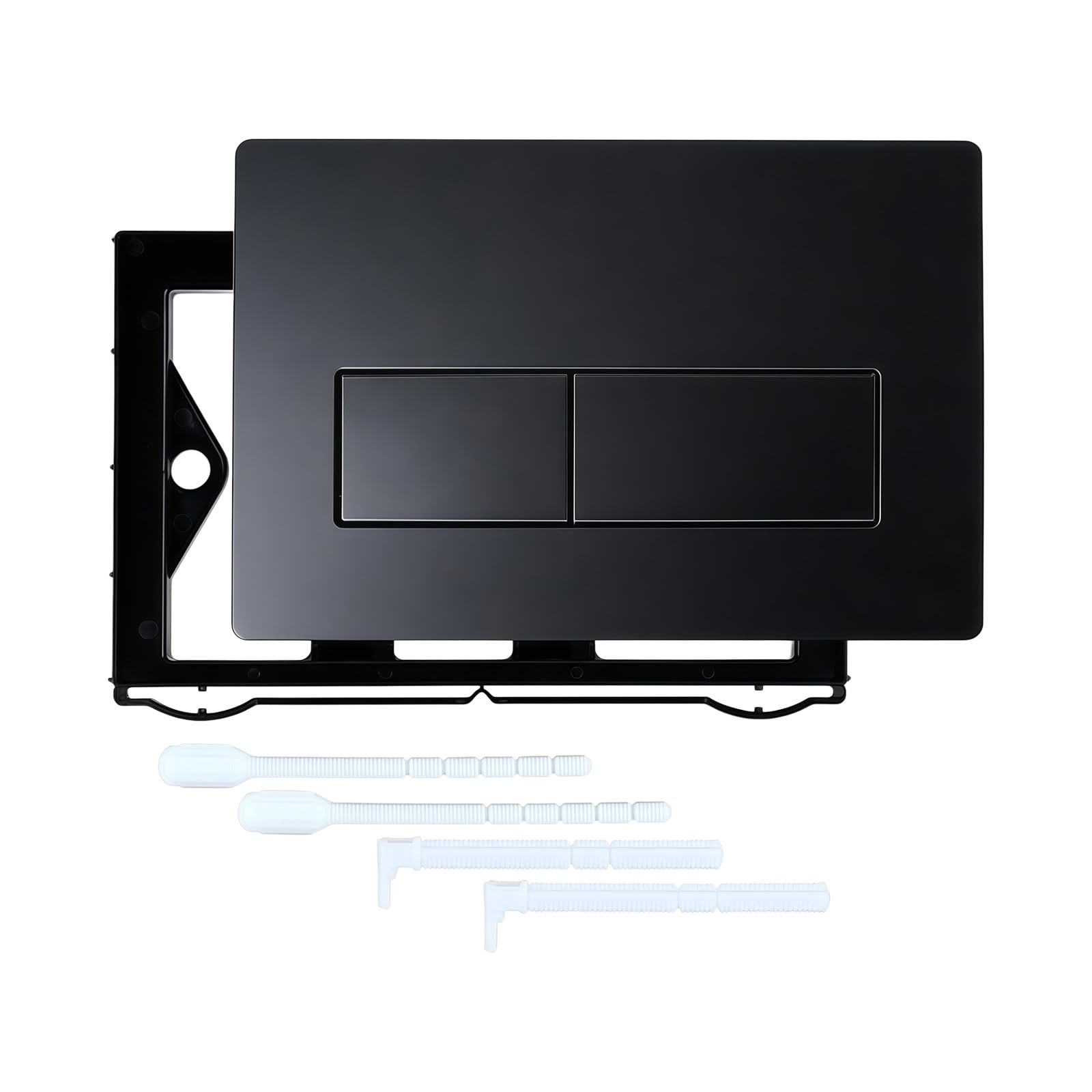 Upgrades Water Tanks Button Panel Construction Easy Installs Strong Bathroom Flush Panel for Bathroom Permanent ABS Wash