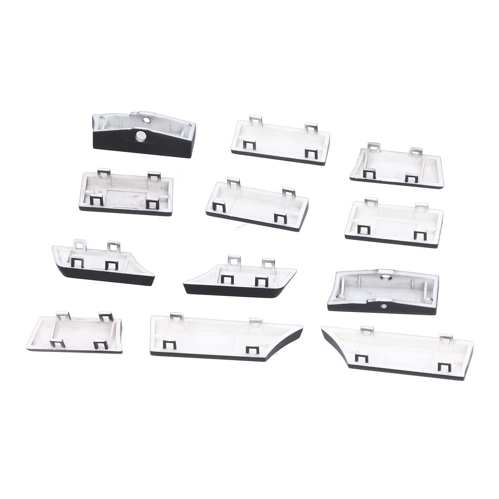 Bouton climatisation voiture, 12pcs capuchon interrupteur chauffage clé réparation, bouton AC plastique durable for BMW Série 5 Série 6 intérieur auto