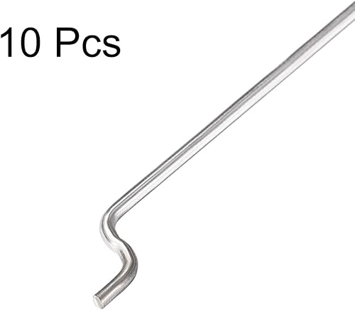 Miniatura 6 de uxcell Piezas de acero Z de 0.039 in x 15.748 in (15.7 pulgadas) para reemplazo de avión RC (paquete de 10)