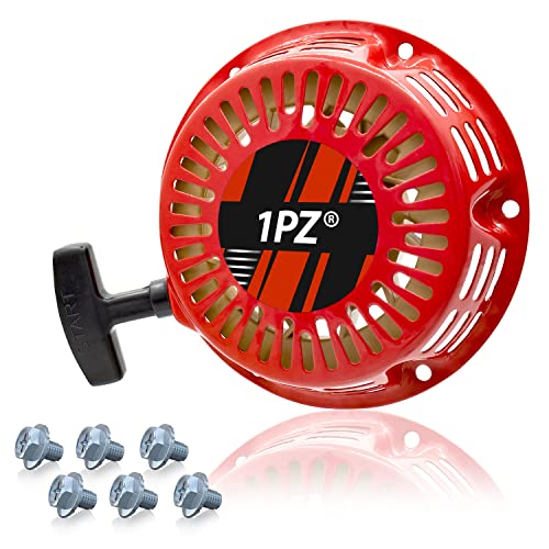 1PZ FPS-W68 Démarreur à Tirer Démarrage à Recul Remplacement pour 4/5.5/6.5HP 4050W Générateur d'Essence Moteur Lanceur Tondeuse à gazon PowerPro 2200 3500 56200...