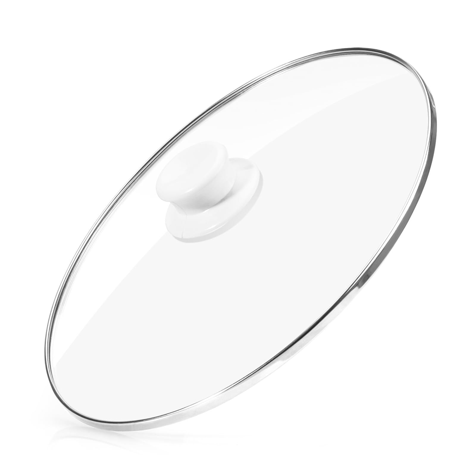 Replacement Oval Glass Crock Pot Lid 4 Quart For Rival SCV401-UM 10.23Ã—8.07in ï¼ˆPlease pay attention to the sizeï¼‰