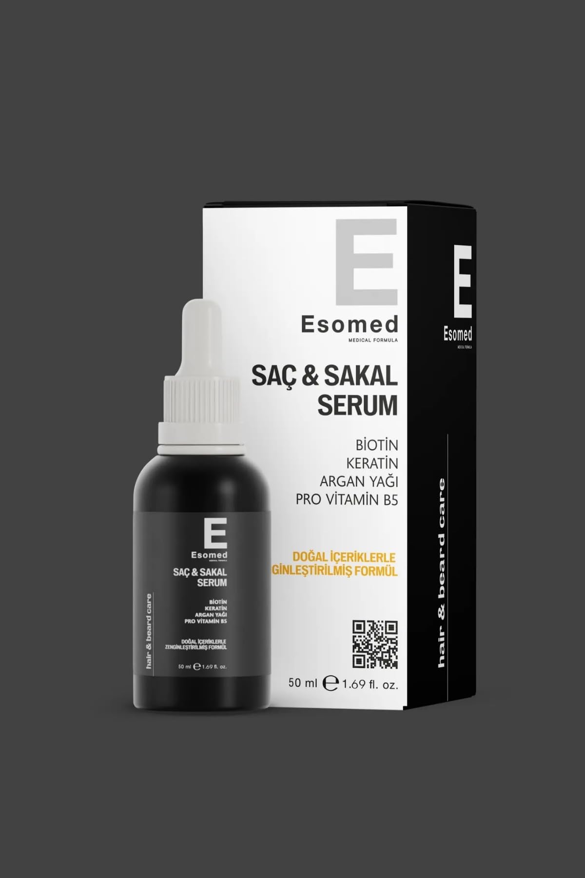 Saç ve Sakal Dökülmesine Karşı Saç ve Sakal Kıl Uzatıcı Serum Bitkisel Saç Sakal Serumu 50ml