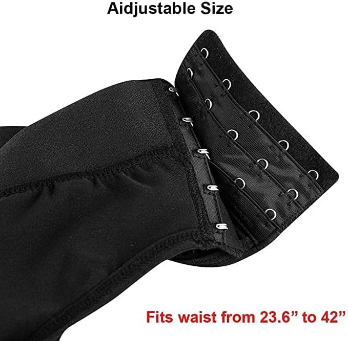 Strapon Strapless Underwear for Men Women.Supportive Elastic Fits Most Band Machine Washable Black4