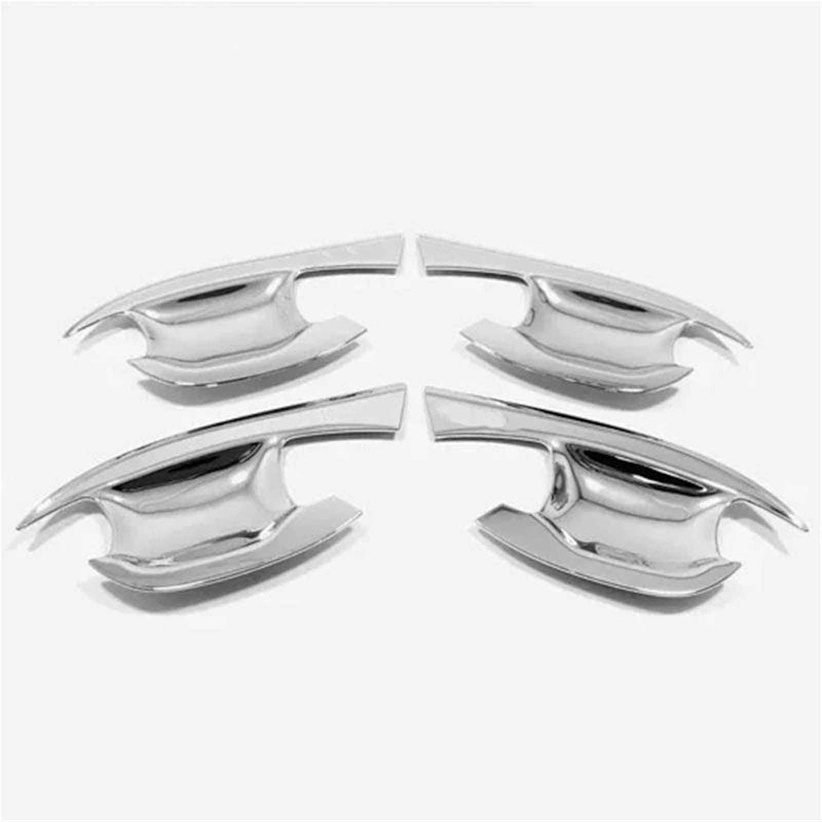 ZAPORA for KIA for Sportage for LHD 2023 2024 2025 Chrome Car Door Handle Cover Trim Sticker Styling Accessories(Silver Bowl)