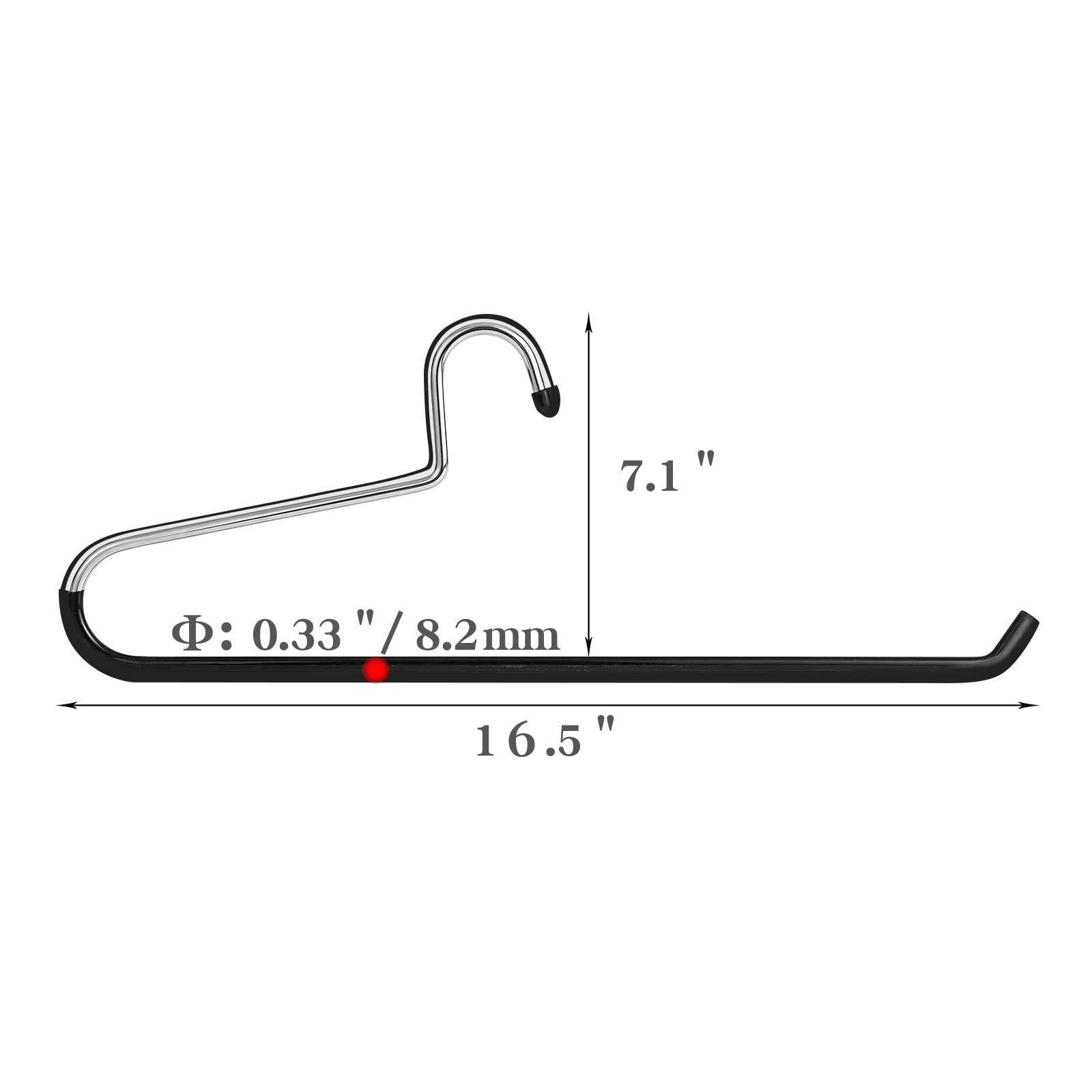 ClosetHangerFactory Slim-Line Set of (20) Finger Clips (Light Pink)