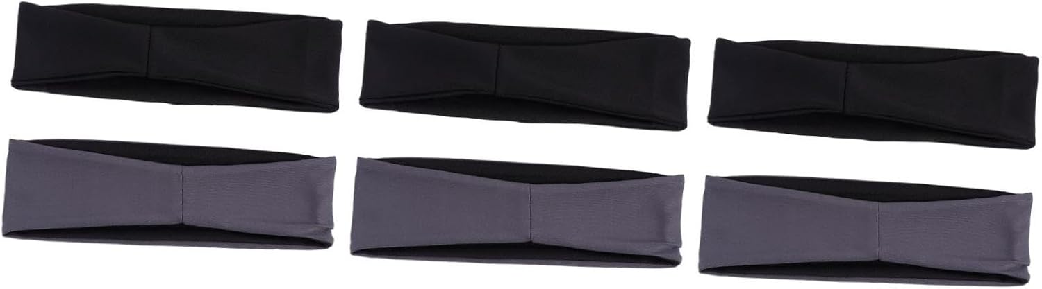 TOYANDONA Elastic Sports Headband Breathable Quick Dry Hair Accessories for Outdoor Activities Yoga Running Black