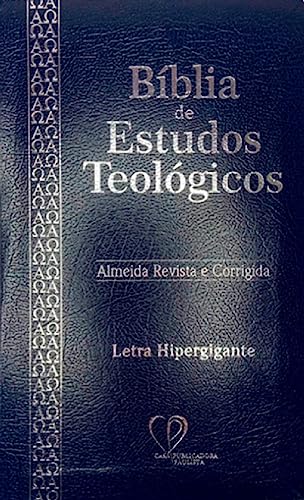 Bíblia de estudos teológicos arc ‐ pu luxo ‐ azul: