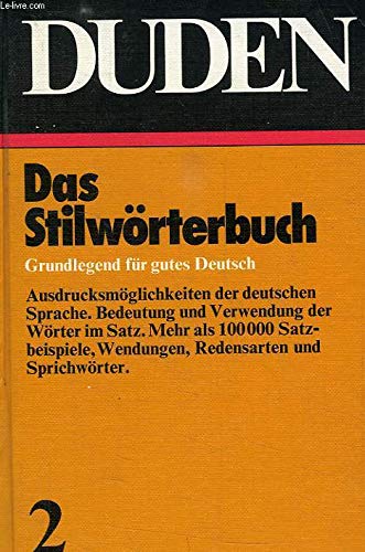STILWOERTERBUCH/DUDEN V.02, (Duden 2)