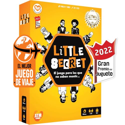 Little Secret - Juego del Impostor y Misterio - Ganador del Gran Premio del Juego 2022 - para Amigos y Familia - Juego de Viaje Ideal para Verano