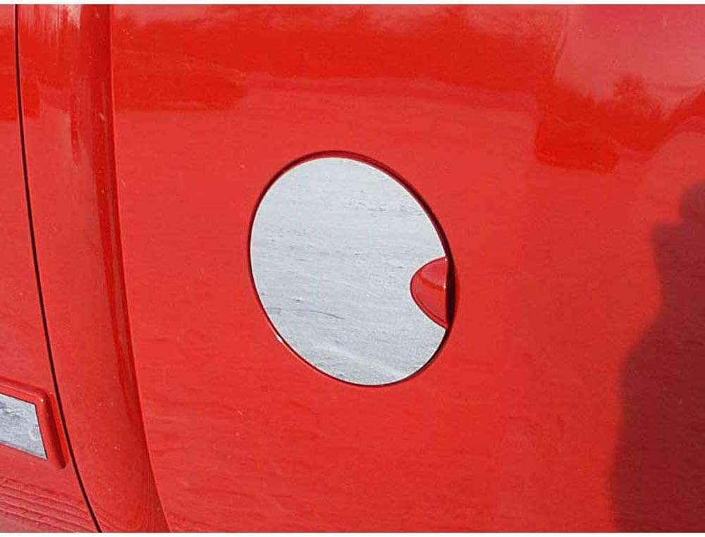 Brighter Design Chrome Fuel Gas Door Cover fit for Chevy Silverado 2007-2013