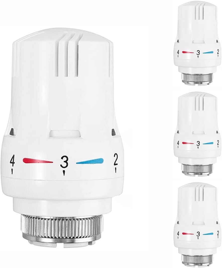 Thermostatic Radiator Valve, Hive Radiator Valve 4 PCS Radiator