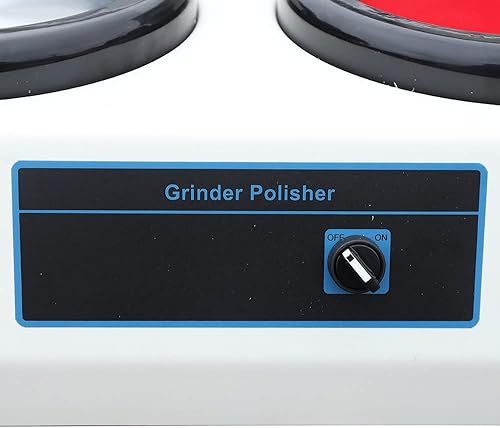 Miniatura 5 de Amoladora metalográfica industrial y máquina pulidora, muestra de cabbing muestra lapidaria Rock Grinder-Pulidor Equipo de pulido, mesa de disco