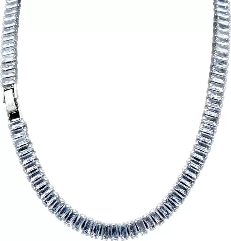 Mc Stan Chain Cuban Link Chain for Men Women girls gents Miami Necklace Iced Cubic Zirconia diamond chain Sterling Silver Chains Long Stainless Steel Ice Rhinestone Hip hop Stylish Rapper 435