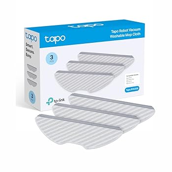 Tapo Robot Vacuum Washable Mop Cloth (Pack of 3)