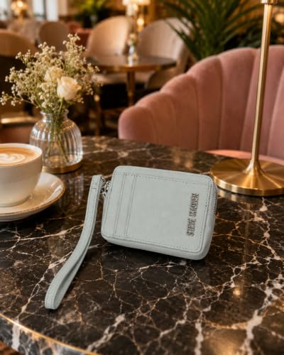 Image of Steve Madden BPIPPER Zip Around Card Case Wallet (Soft Grass)