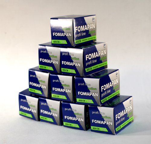 Film Foma Pan 400ASA 135-36 en lot de 10 pour appareil photo argentique
