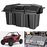 SAUTVS UTV Cargo Box for RZR PRO, Forward Poly Water Resistant 73 QT Forward Cargo Storage Box for...
