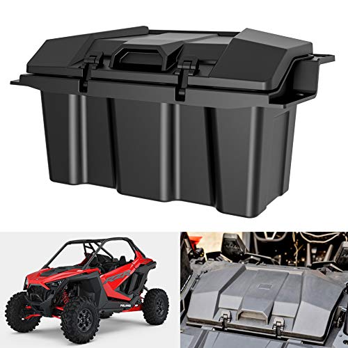 rzr cooler rack for cargo box - SAUTVS UTV Cargo Box for RZR PRO, Forward Poly Water Resistant 73 QT Forward Cargo Storage Box for Polaris RZR Turbo R / PRO XP 4 LE 2020-2022 Accessories, Replacement #2883751