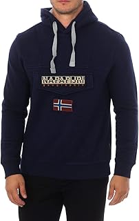 Napapijri Burgee Hoodie Winter - Blue Marine -M