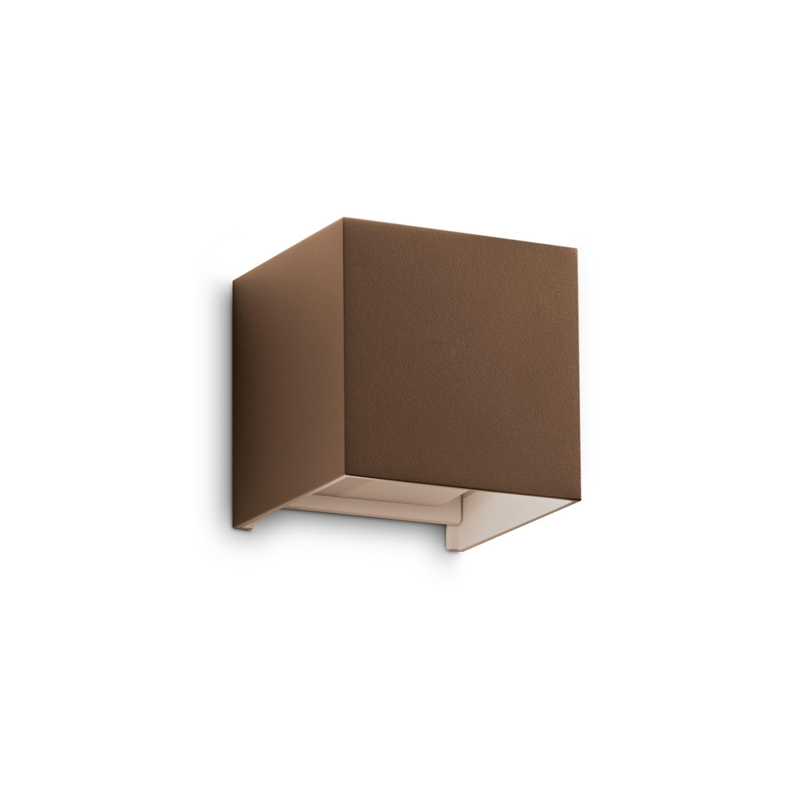 Ideal Lux Applique moderna 2 luci LED integrato IP54 coffee metallo