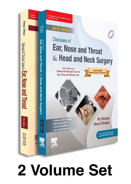 Image of Diseases of Ear, Nose & Throat and Head & Neck Surgery, 9e with Manual of Clinical Cases in Ear, Nose and Throat, 3e (Set)