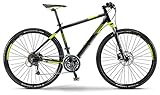  Staiger Idaho Herren-Crossrad 27-Gang Shimano Deore Kettenschaltung schwarz/lime (Rahmenhöhe 52)
