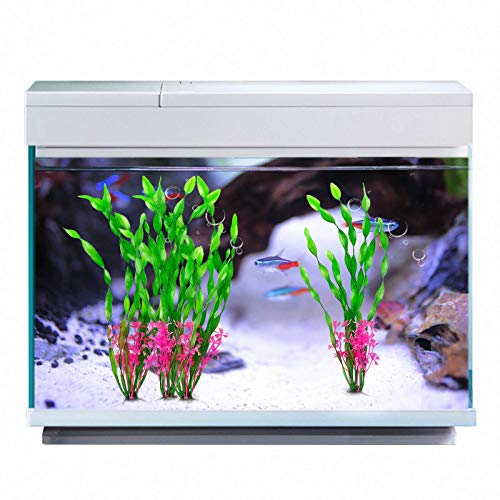 10Pcs Artificial Fish Tank Plants, Fish Bowl Decorations, Aquarium Plants Plastic, Fish Tank Decorations Suitable For Home And Office Fish Tank Accessories #TOP6