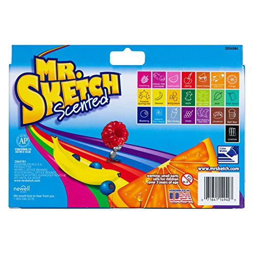 Mr. Sketch Chiseled Tip Marker, 22 Assorted Scented Markers (2054594) - Image 6