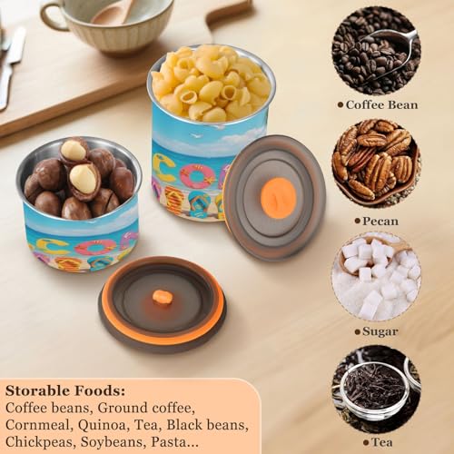 Contenedor hermético de acero inoxidable 900ml para alimentos miniatura 5