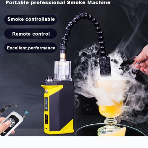 Máquina de humo portátil, nebulizador de humo manual con control remoto para fotografía, eventos al aire libre, fiestas, efectos escénicos, Halloween, desinfección o bodas miniatura 2