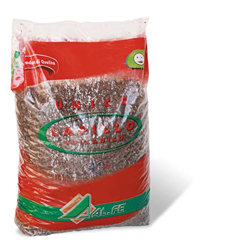10/18 mm AL.FE LAPILLO VULCANICO Rosso 10/18 MM 33 Litri SUSTRATO per Piante pacciamatura