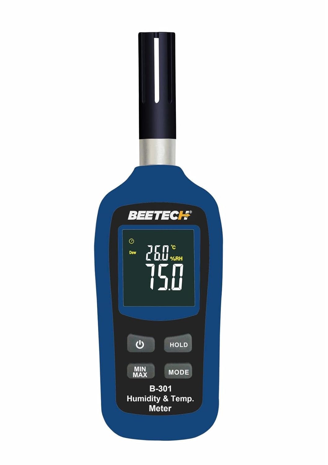 BEETECHH Humidity and Temperature Meter with Dew Point Temperature and Wet Bulb Temperature B-301 (B0D8WJMH7H) Amazon Price History, Amazon Price Tracker