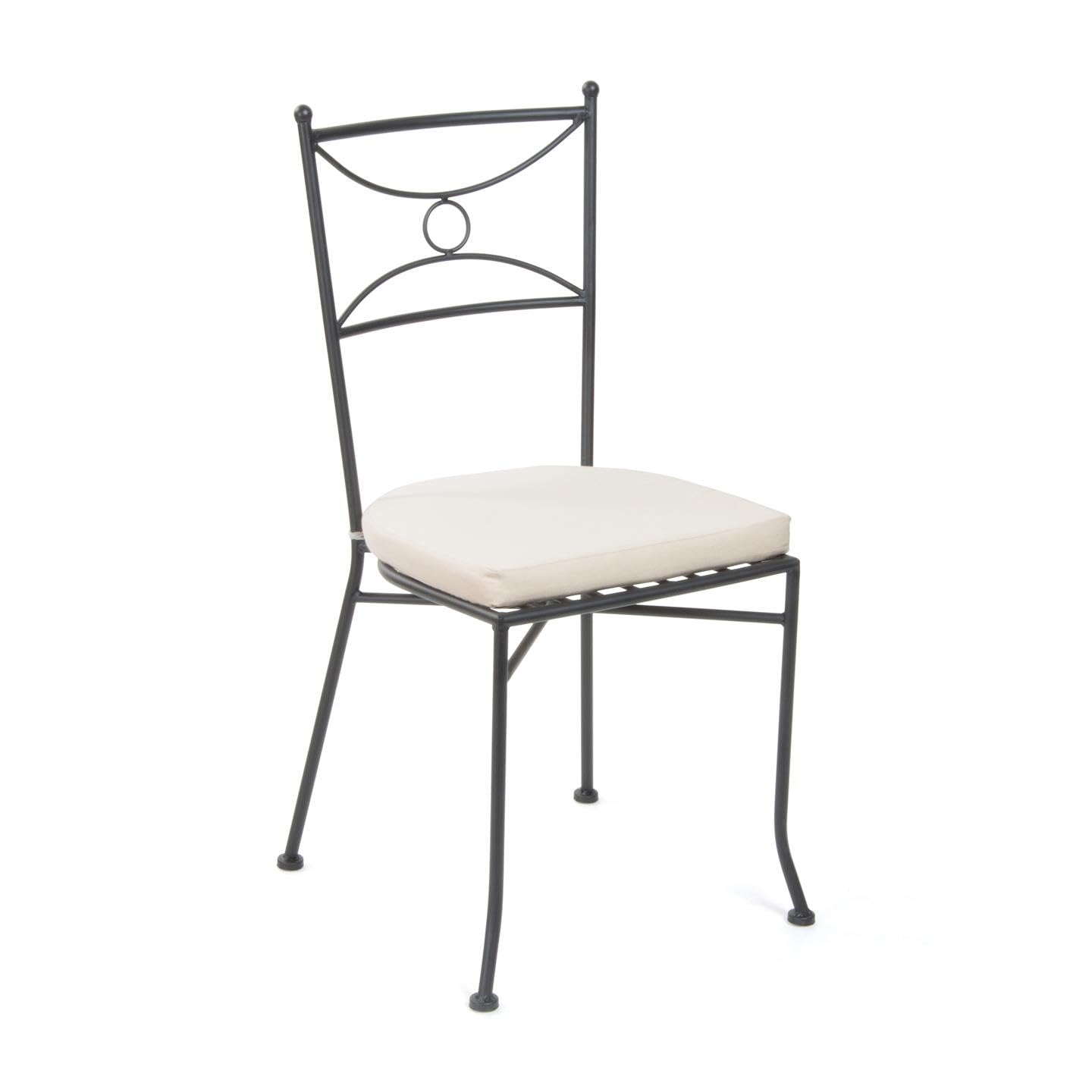 Gruppo Maruccia - Tavolo e Sedie da Giardino con Mosaico Artigianale in Ceramica - 1 Tavolo Rettangolare - 6 Sedie con Cuscini